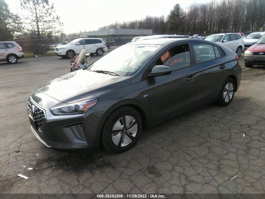 2020 HYUNDAI IONIQ HYBRID BLUE VIN: KMHC65LC8LU235608