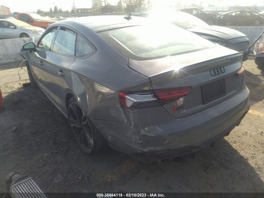 2022 AUDI S5 SPORTBACK PREMIUM PLUS VIN: WAUC4CF51NA008709