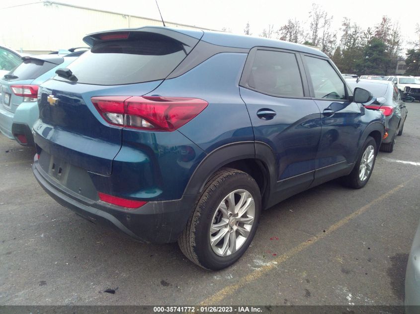 2021 CHEVROLET TRAILBLAZER LS VIN: KL79MNSL4MB129902