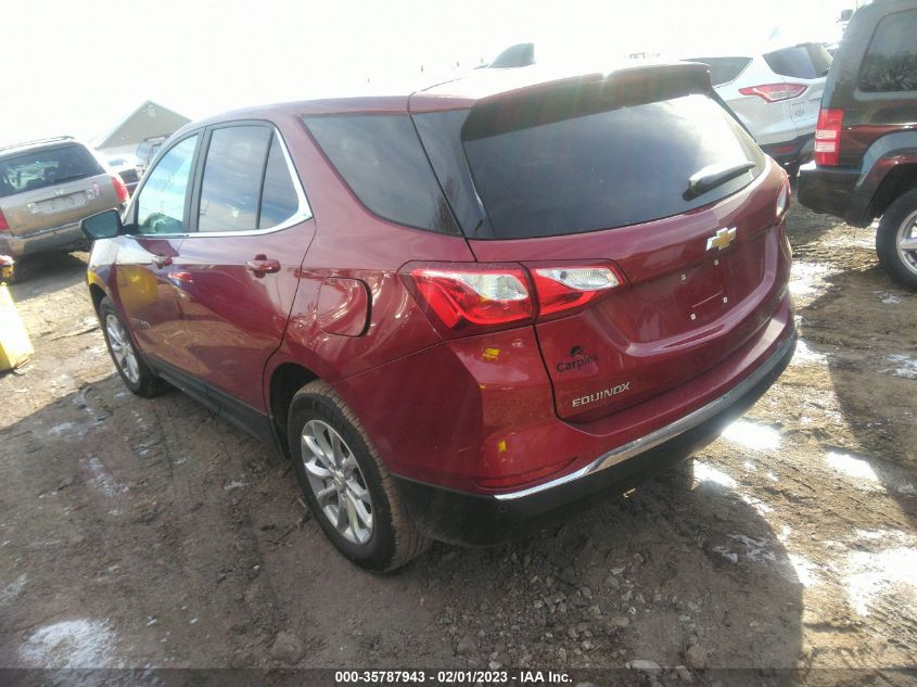2021 CHEVROLET EQUINOX LT VIN: 2GNAXUEV7M6112052