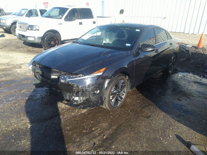 2021 HYUNDAI ELANTRA SEL VIN: 5NPLN4AG5MH021274