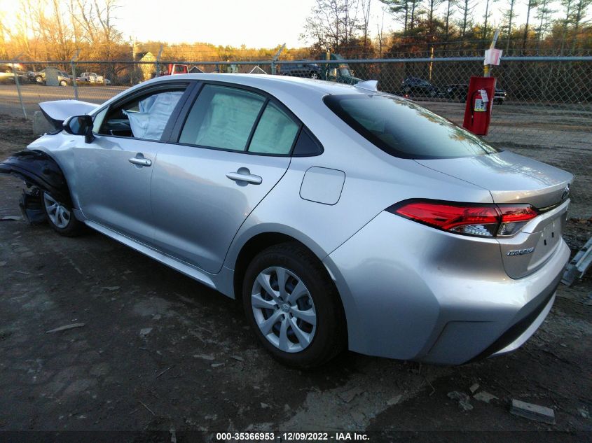 2022 TOYOTA COROLLA LE VIN: JTDEPMAE5N3011276
