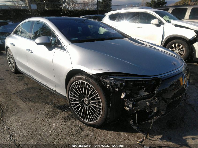 2022 MERCEDES-BENZ EQS EQS 450+ VIN: W1KCG2DBXNA022546
