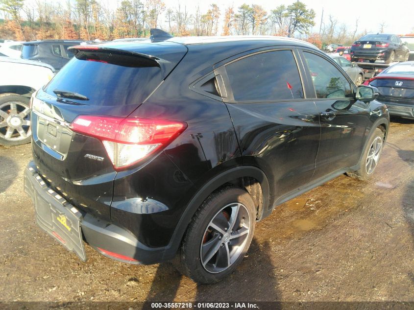 2021 HONDA HR-V EX-L VIN: 3CZRU6H71MM704222