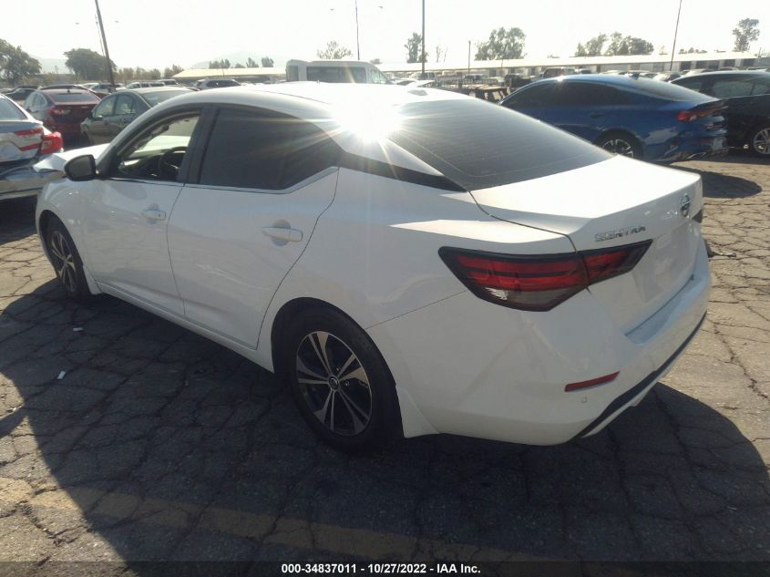 2021 NISSAN SENTRA SV VIN: 3N1AB8CV8MY307760