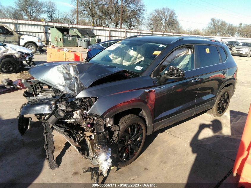2022 VOLKSWAGEN TAOS SE VIN: 3VVRX7B29NM042912
