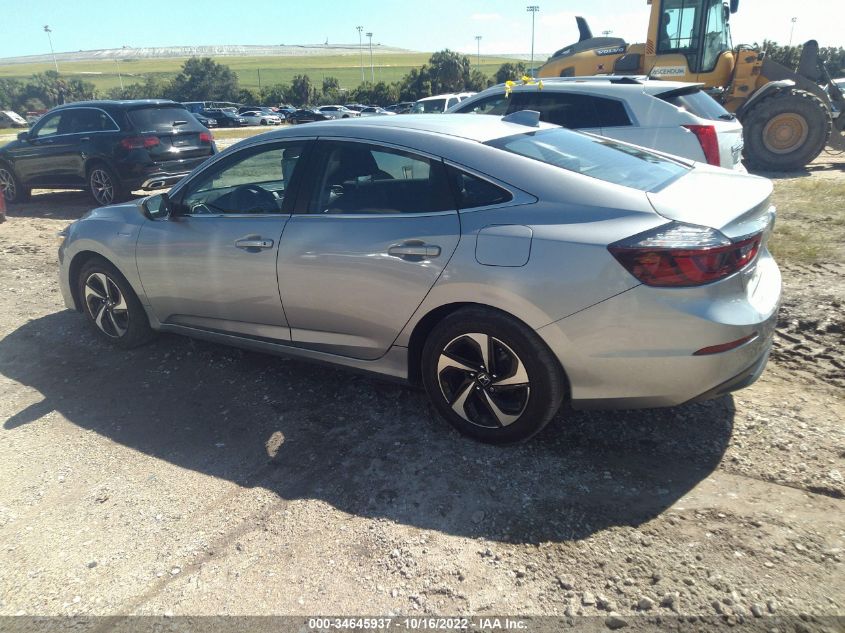 2022 HONDA INSIGHT EX VIN: 19XZE4F54NE005994