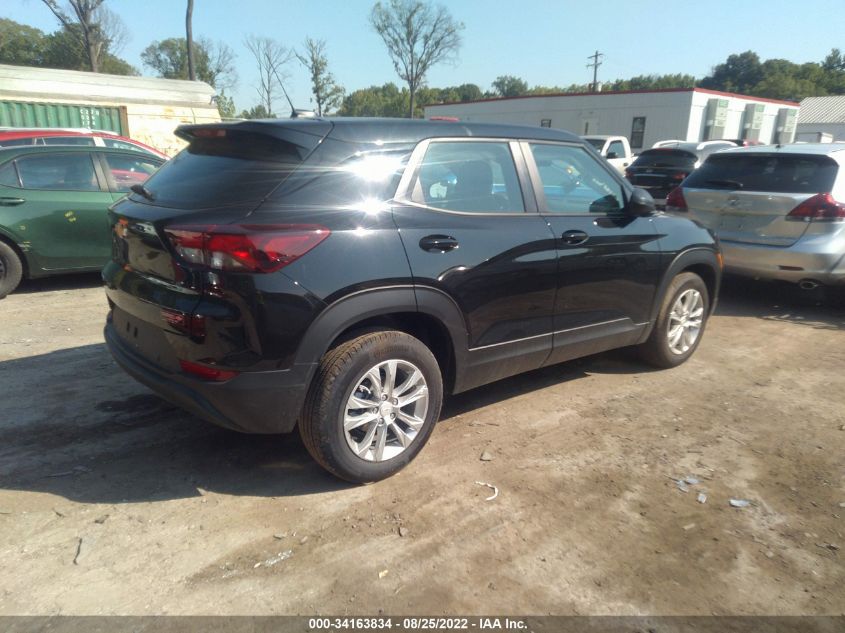 2022 CHEVROLET TRAILBLAZER LS VIN: KL79MMS29NB104836