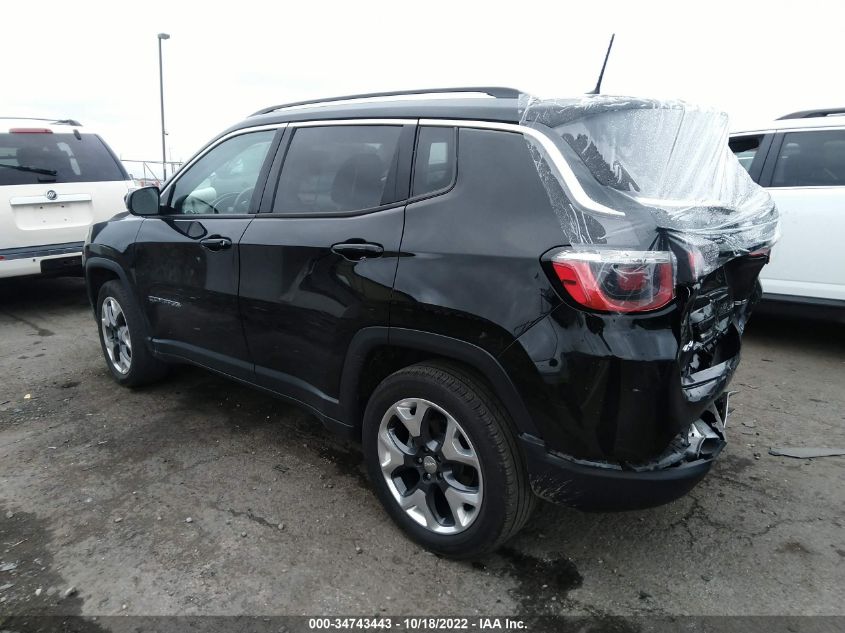 2020 JEEP COMPASS LIMITED VIN: 3C4NJDCB4LT160316
