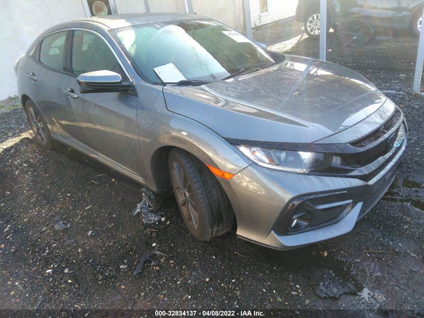2021 HONDA CIVIC HATCHBACK EX VIN: SHHFK7H63MU401716