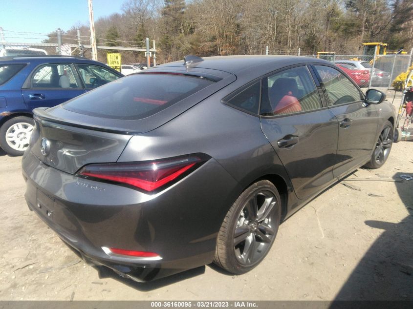 2023 ACURA INTEGRA W/A-SPEC PACKAGE VIN: 19UDE4H31PA018425