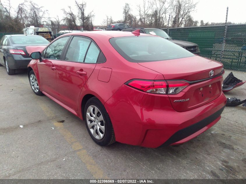 2020 TOYOTA COROLLA LE VIN: 5YFEPRAE6LP048435