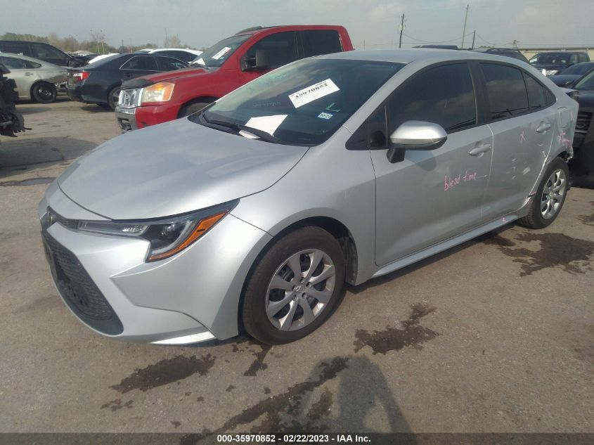 2022 TOYOTA COROLLA LE VIN: 5YFEPMAE0NP379016
