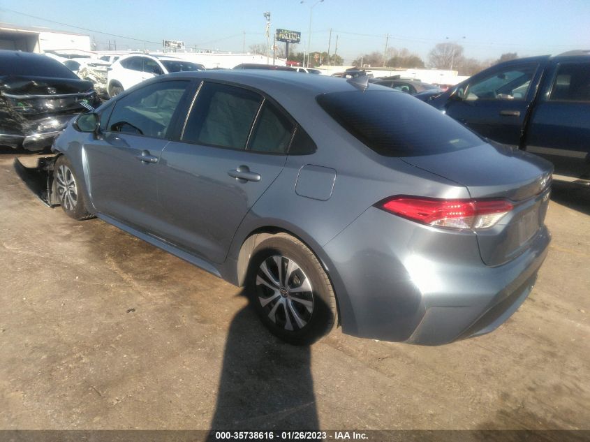 2022 TOYOTA COROLLA HYBRID LE VIN: JTDEAMDE5NJ046070