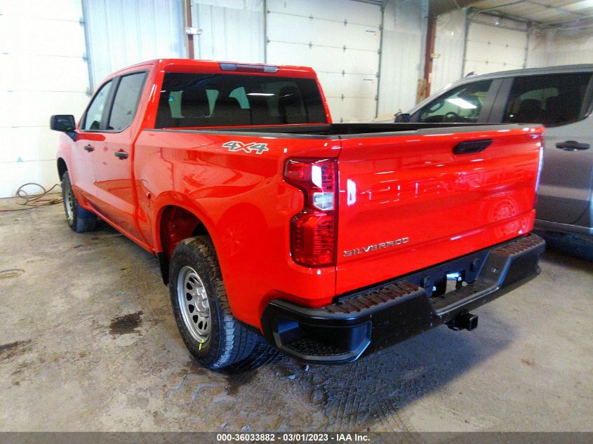 2023 CHEVROLET SILVERADO 1500 WORK TRUCK VIN: 1GCPDAEK5PZ222106