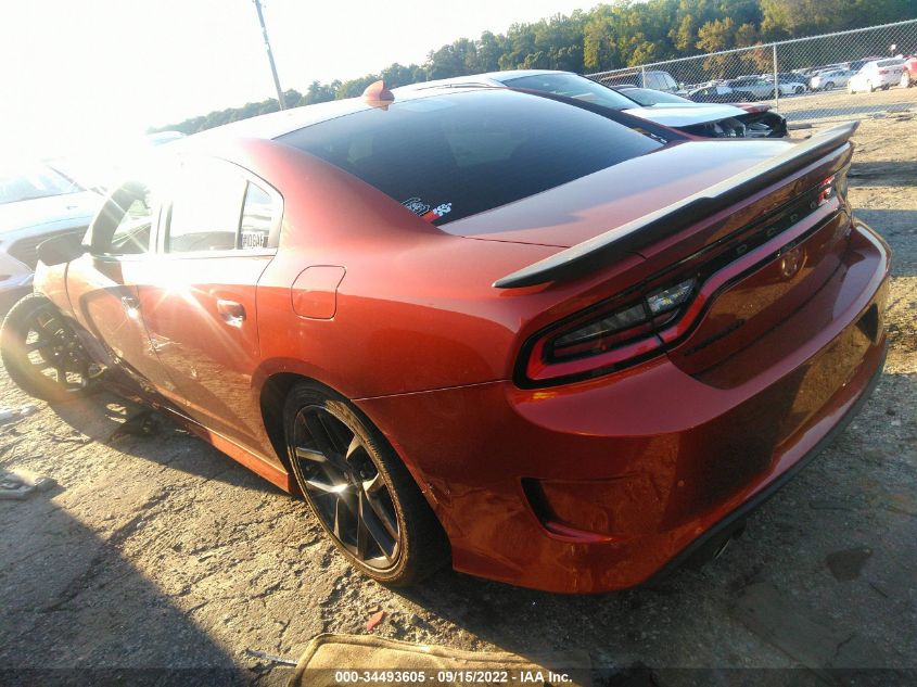 2022 DODGE CHARGER GT VIN: 2C3CDXHG4NH153113