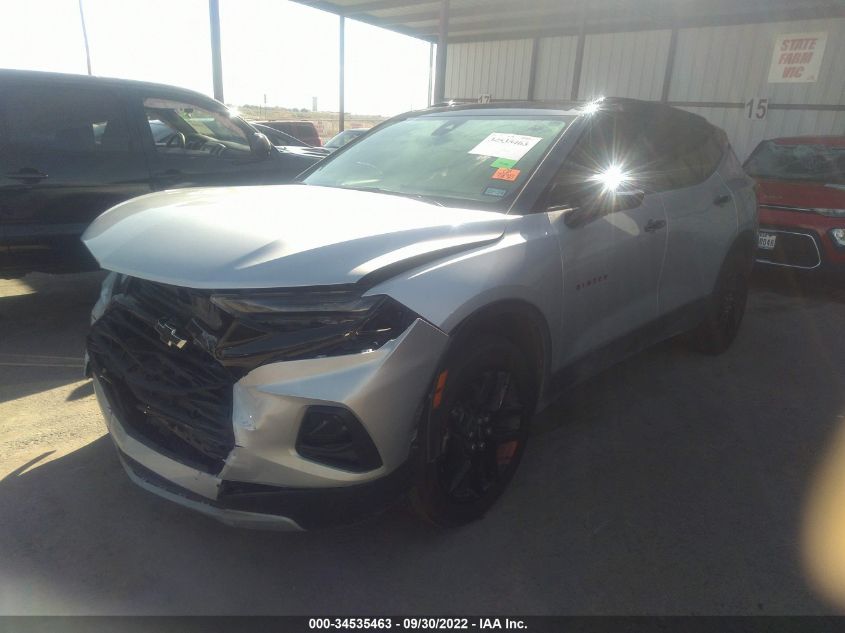 2022 CHEVROLET BLAZER LT VIN: 3GNKBCR41NS150572