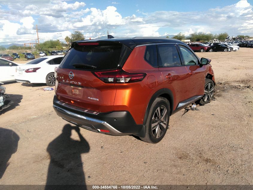 2021 NISSAN ROGUE PLATINUM VIN: JN8AT3DC2MW107141