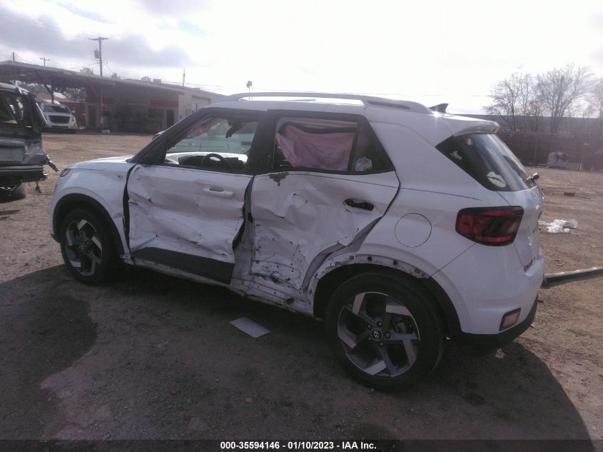 2021 HYUNDAI VENUE SEL VIN: KMHRC8A35MU100112