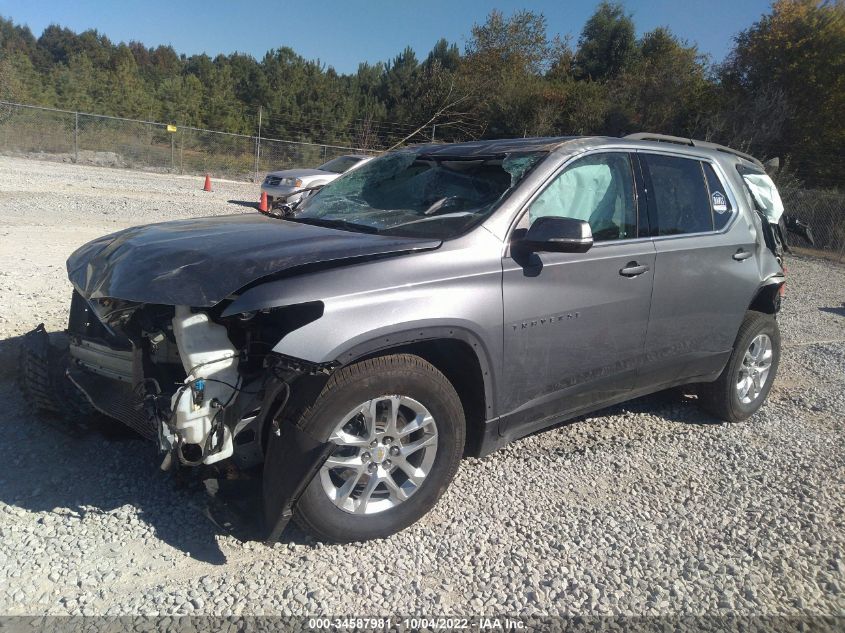 2021 CHEVROLET TRAVERSE LT VIN: 1GNERGKWOMJ236418