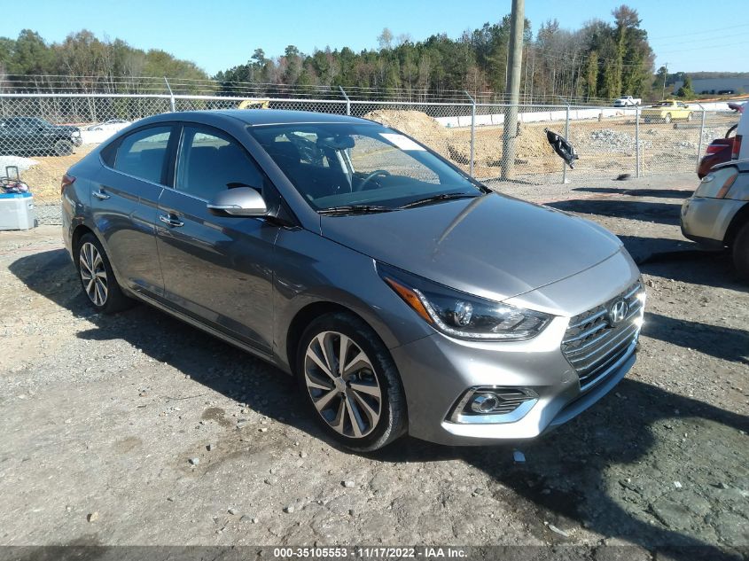 2022 HYUNDAI ACCENT LIMITED VIN: 3KPC34A66NE160350