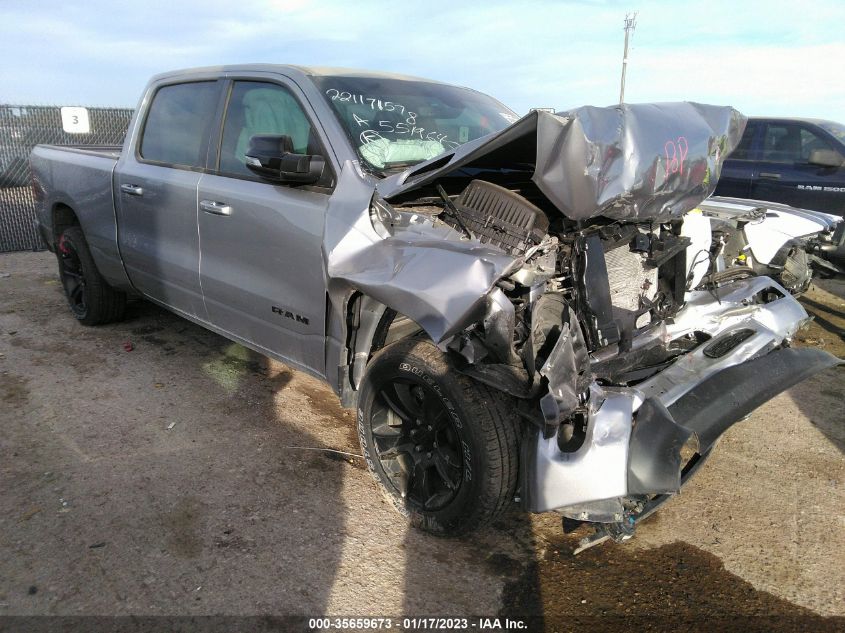 2022 RAM 1500 LONE STAR VIN: 1C6RREMT2NN415899