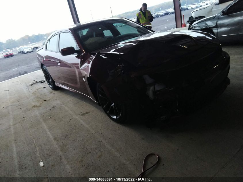 2022 DODGE CHARGER SCAT PACK VIN: 2C3CDXGJXNH102762