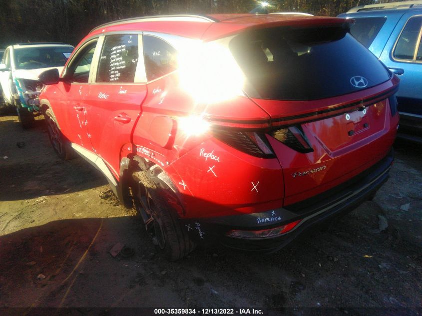 2022 HYUNDAI TUCSON SEL VIN: 5NMJFCAE3NH140825