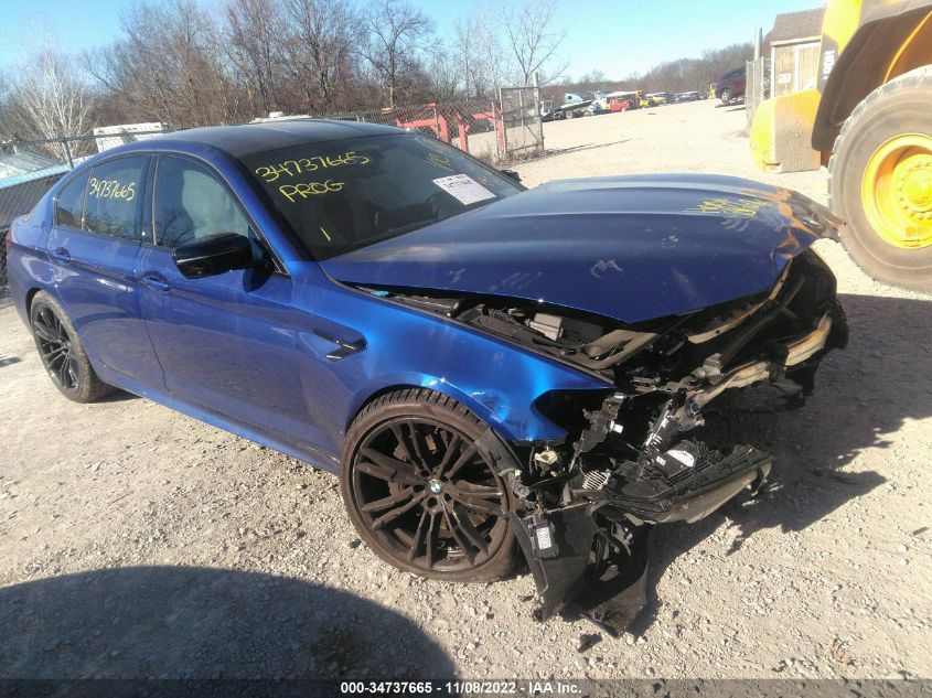 2021 BMW M5 VIN: WBS83CH01MCH54301