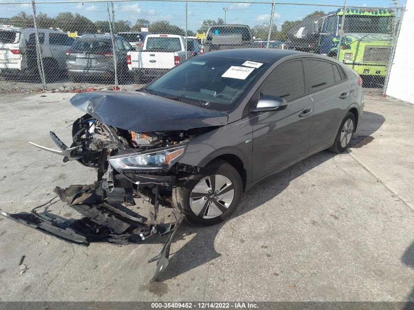 2020 HYUNDAI IONIQ HYBRID BLUE VIN: KMHC65LC3LU207781
