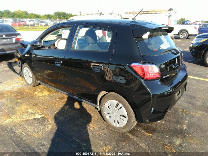 2021 MITSUBISHI MIRAGE ES/LE/CARBONITE EDITION VIN: ML32AUHJ8MH008500