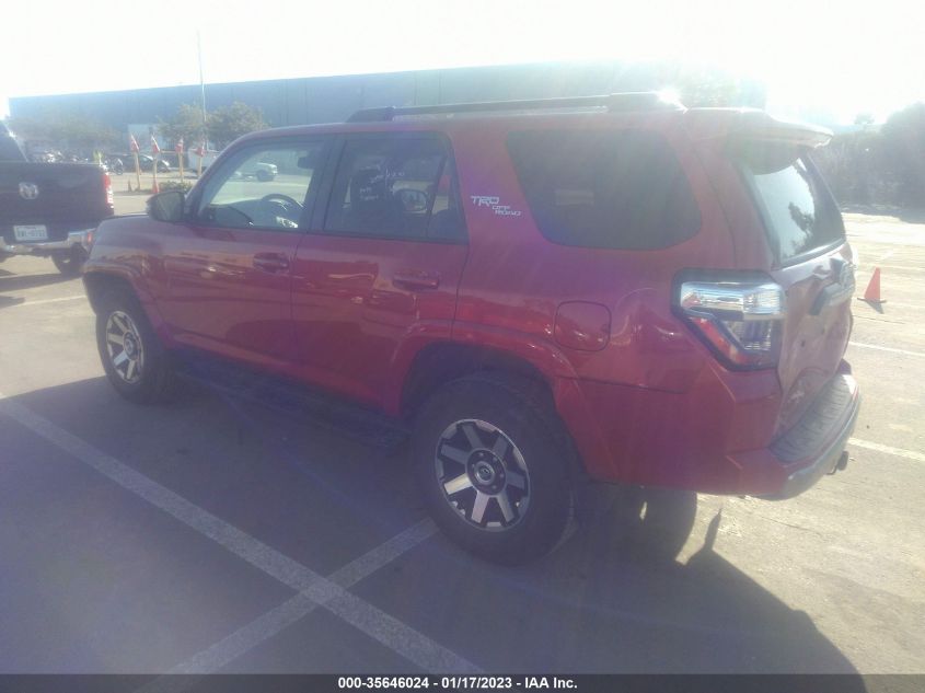 2021 TOYOTA 4RUNNER TRD OFF ROAD PREMIUM VIN: JTERU5JR9M5929713