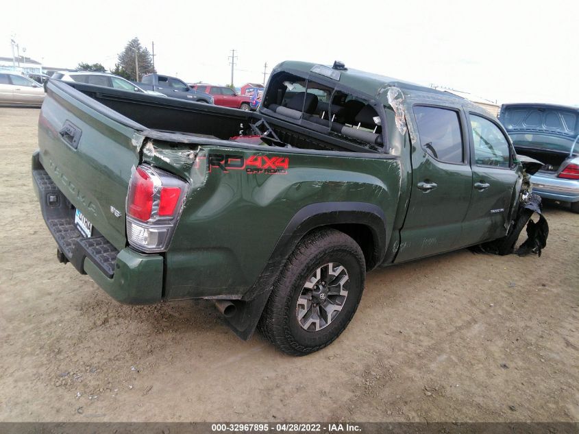 2022 TOYOTA TACOMA 4WD SR/SR5/TRD SPORT VIN: 3TMCZ5AN4NM492420