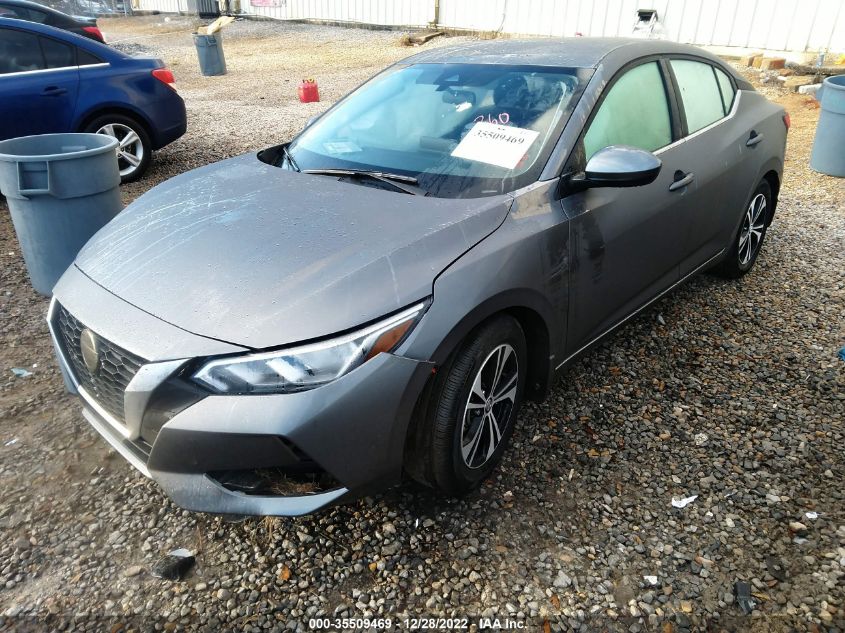 2022 NISSAN SENTRA SV VIN: 3N1AB8CV5NY294841