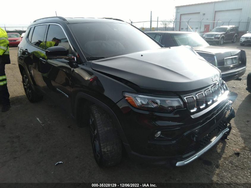 2022 JEEP COMPASS LIMITED VIN: 3C4NJDCB1NT107835