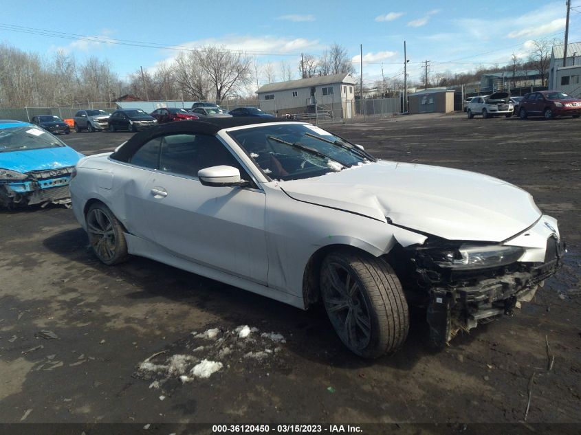 2022 BMW 4 SERIES 430I XDRIVE VIN: WBA43AT0XNCH90746