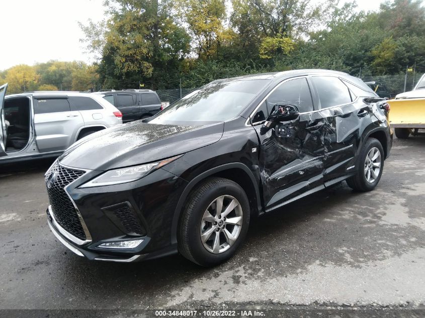 2022 LEXUS RX RX 450H F SPORT HANDLING VIN: 2T2YGMDA0NC091417