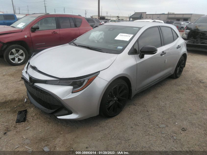 2022 TOYOTA COROLLA HATCHBACK SE/NIGHTSHADE/XSE VIN: JTND4MBE4N3189789