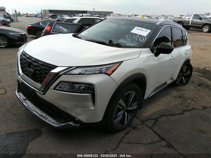 2022 NISSAN ROGUE SL VIN: JN8BT3CA7NW042387