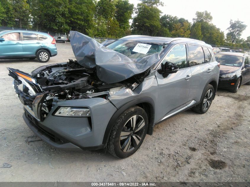2021 NISSAN ROGUE SL VIN: 5N1AT3CB2MC698699