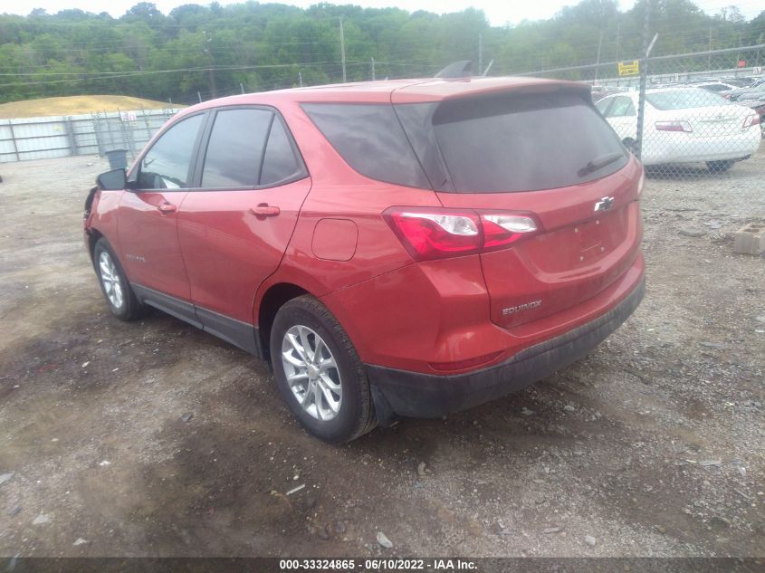 2020 CHEVROLET EQUINOX LS VIN: 2GNAXHEV1L6258307