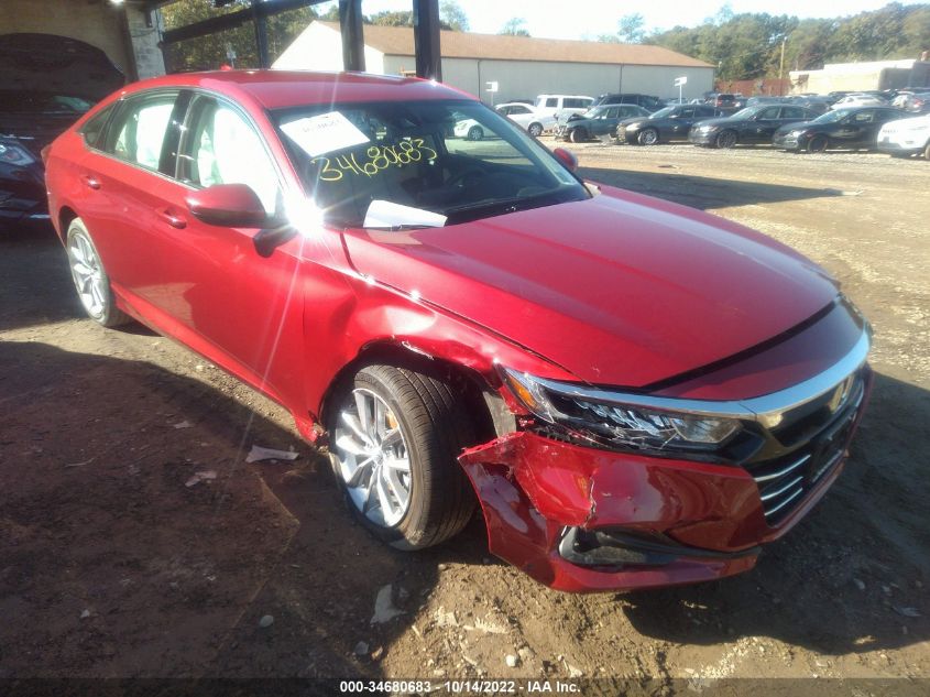 2022 HONDA ACCORD SEDAN LX VIN: 1HGCV1F13NA077548