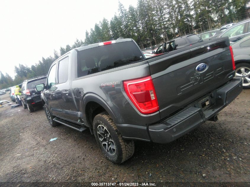 2021 FORD F-150 XLT VIN: 1FTEW1EP2MFA70232