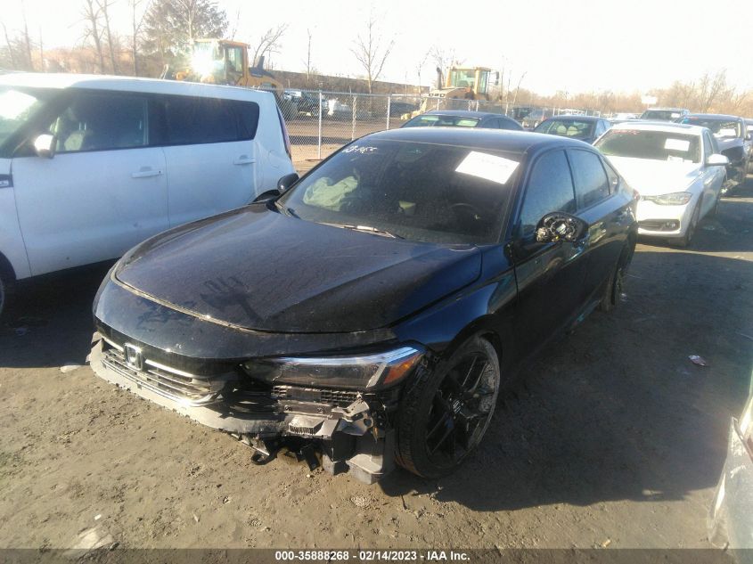 2022 HONDA CIVIC SEDAN SPORT VIN: 2HGFE2F5XNH534413