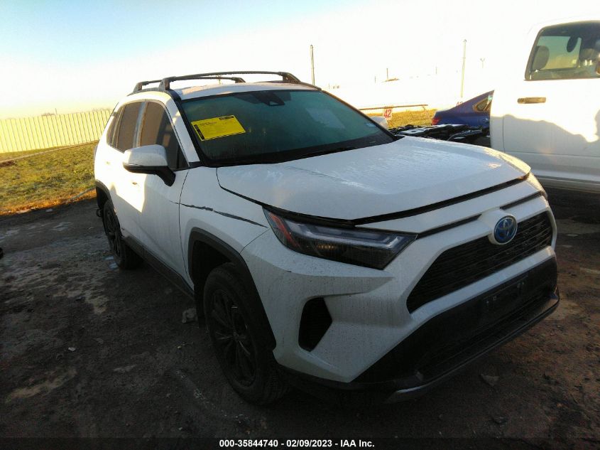 2022 TOYOTA RAV4 HYBRID SE VIN: 4T3T6RFV0NU075917