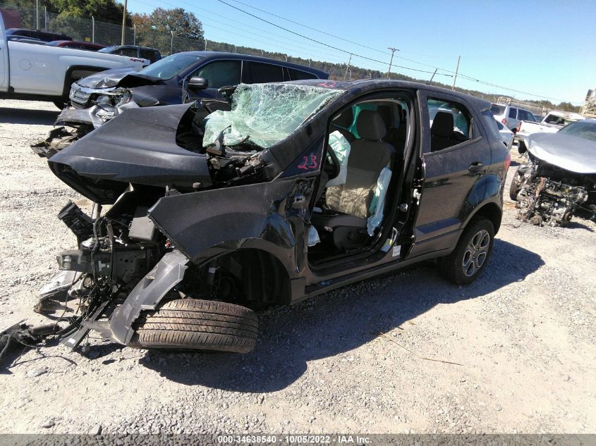 2020 FORD ECOSPORT S VIN: MAJ6S3FLXLC342099