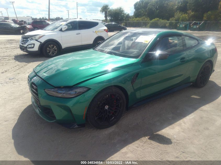 2022 BMW M4 COMPETITION XDRIVE VIN: WBS43AZ00NCK99408