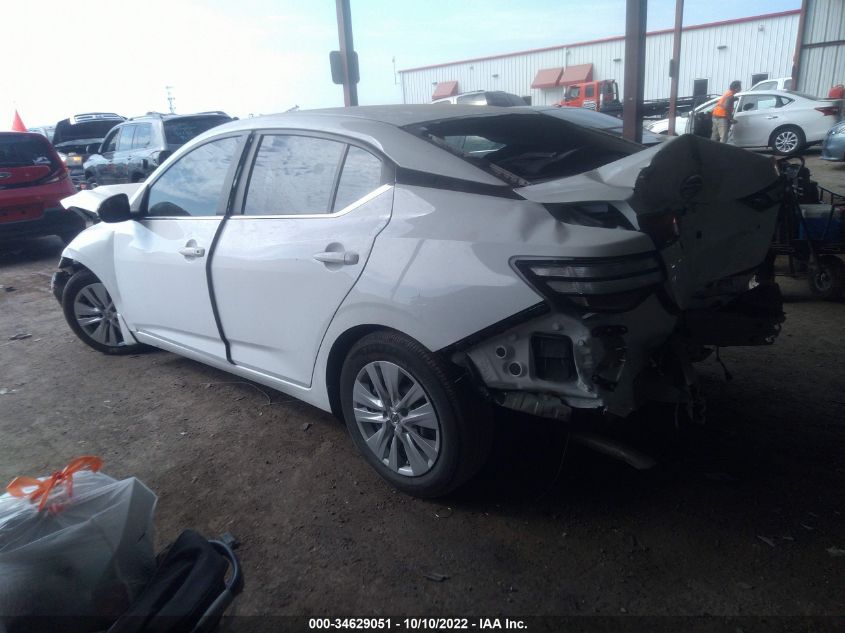 2022 NISSAN SENTRA S VIN: 3N1AB8BV1NY238767