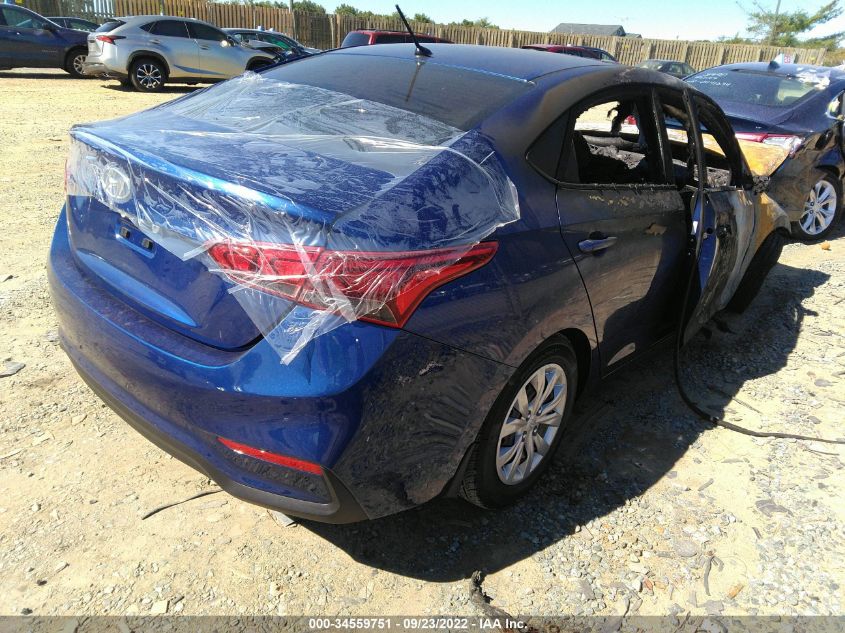 2022 HYUNDAI ACCENT SE VIN: 3KPC24A63NE183409