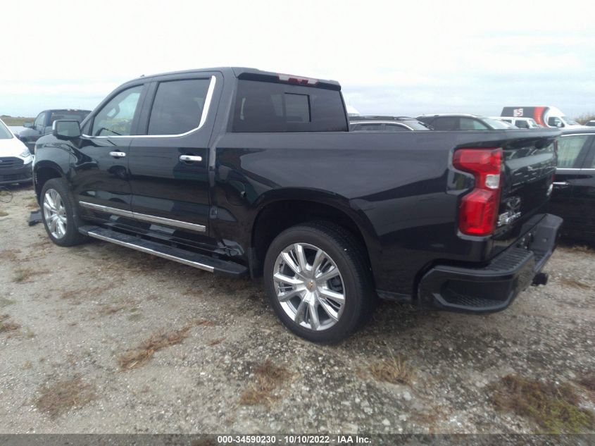 2022 CHEVROLET SILVERADO 1500 HIGH COUNTRY VIN: 1GCUDJET4NZ602692